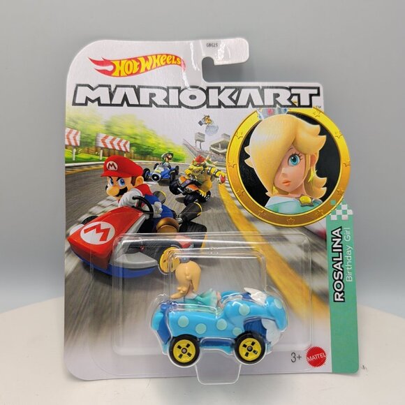 Hot Wheels Mario Kart Rosalina Birthday Girl Nintendo Mattel NEW - Picture 1 of 8